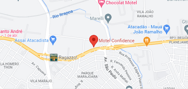 imagem do mapa de localizaçao do motel